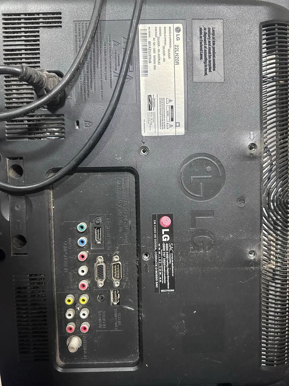 TV LG 22 polegadas (Não é smart) - Foto 2