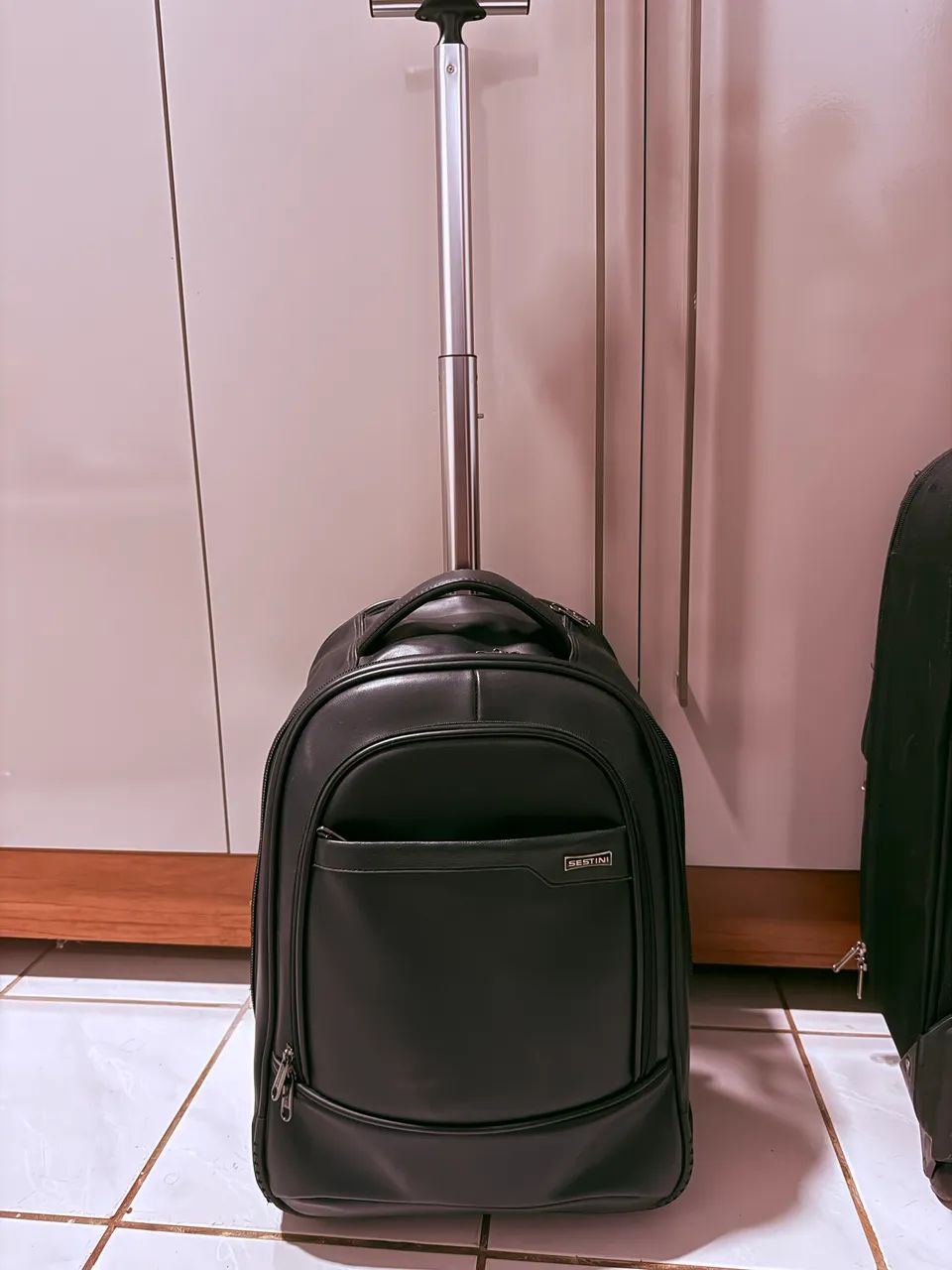 Mochila Carrinho Laptop Sestini Active 3 Preto