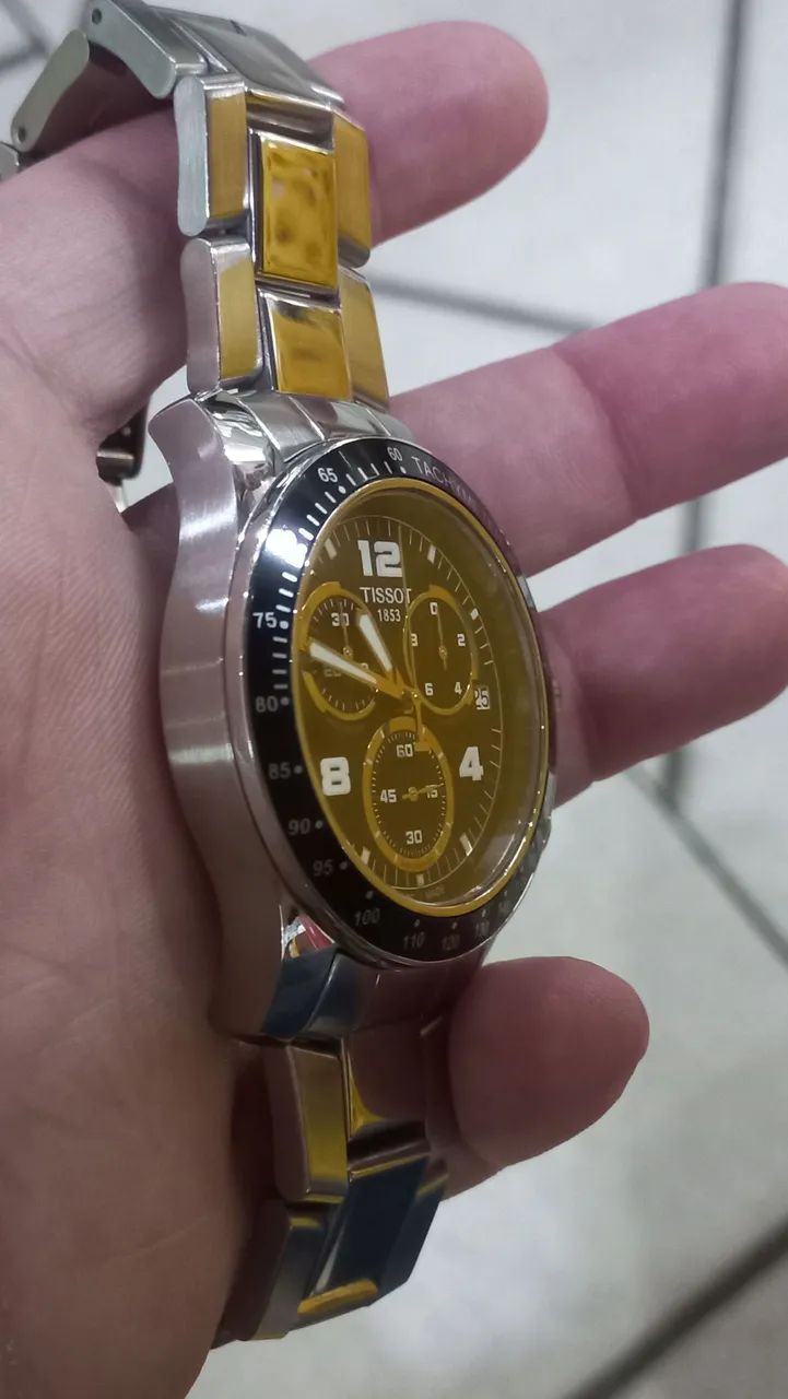 RELÓGIO TISSOT (V8) * CRONÓGRAFO* -MOSTRADOR PRETO- - Foto 3