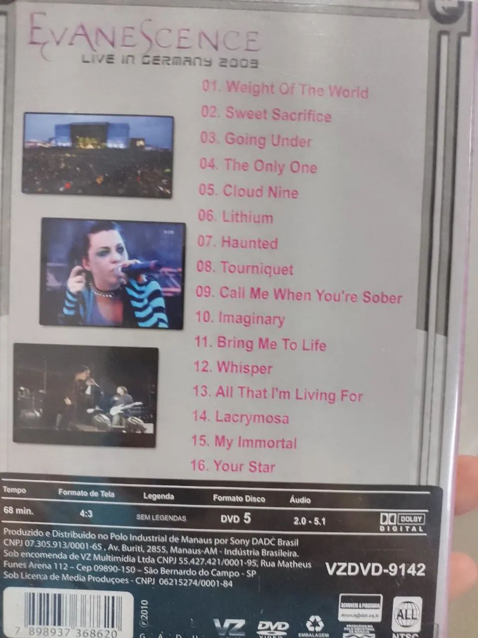 Dvd Evanescence  - Foto 2