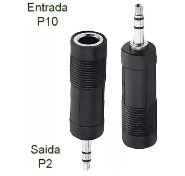 Adaptador audio p10 para p2 - Foto 2