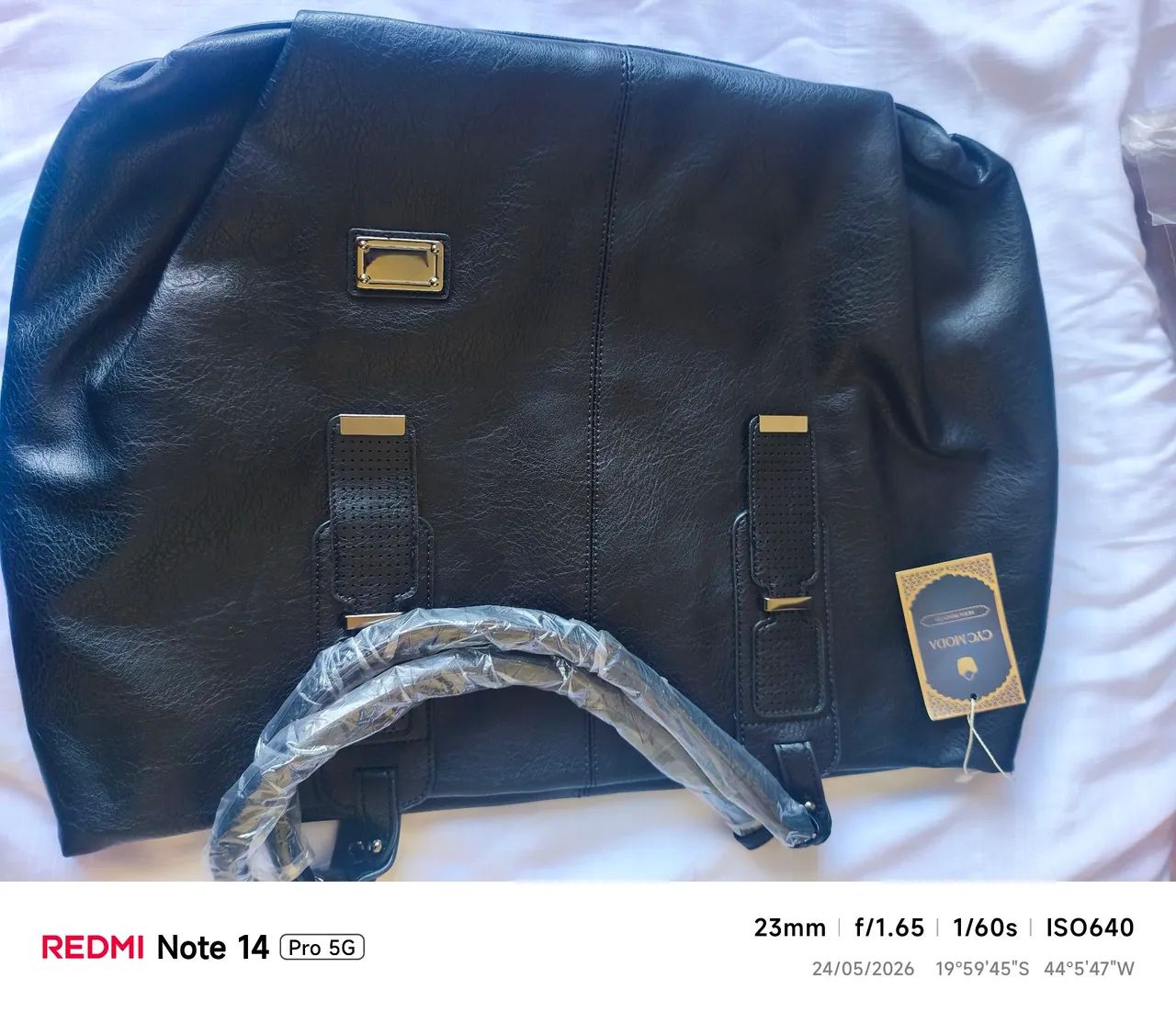 Bolsa de couro feminina CYC MODA.  - Foto 4