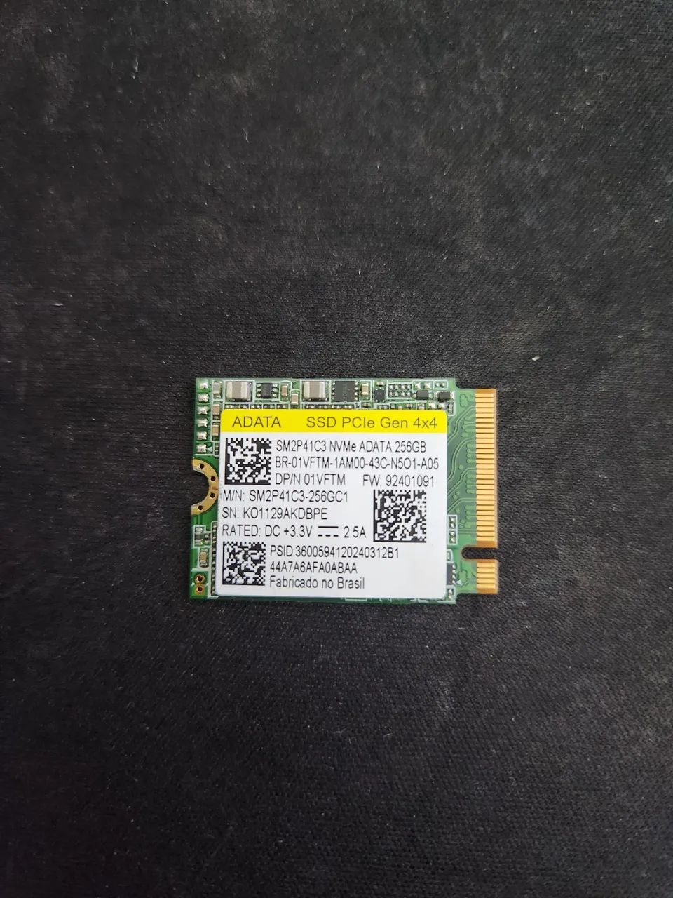 SSD ADATA 256GB 4x4 NVME