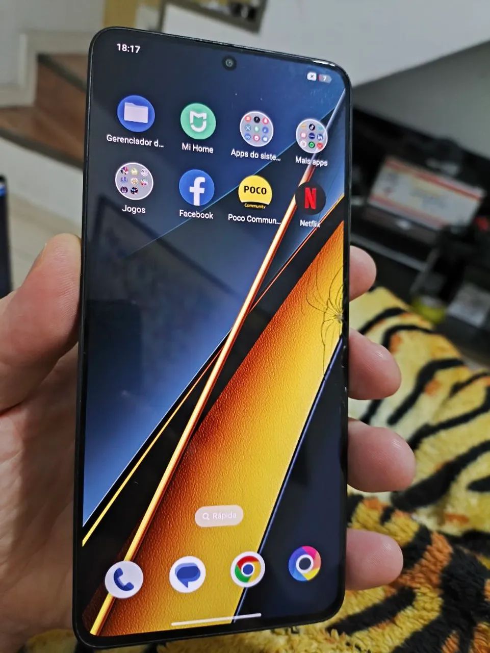 Celular POCO X6 Pró - Usado - Tela/Vidro com detalhe - Foto 4