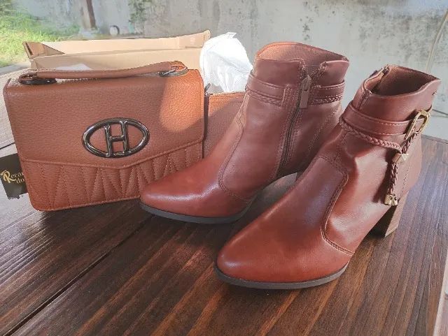 Vendo: Bota + bolsa com porta documentos  - Foto 4