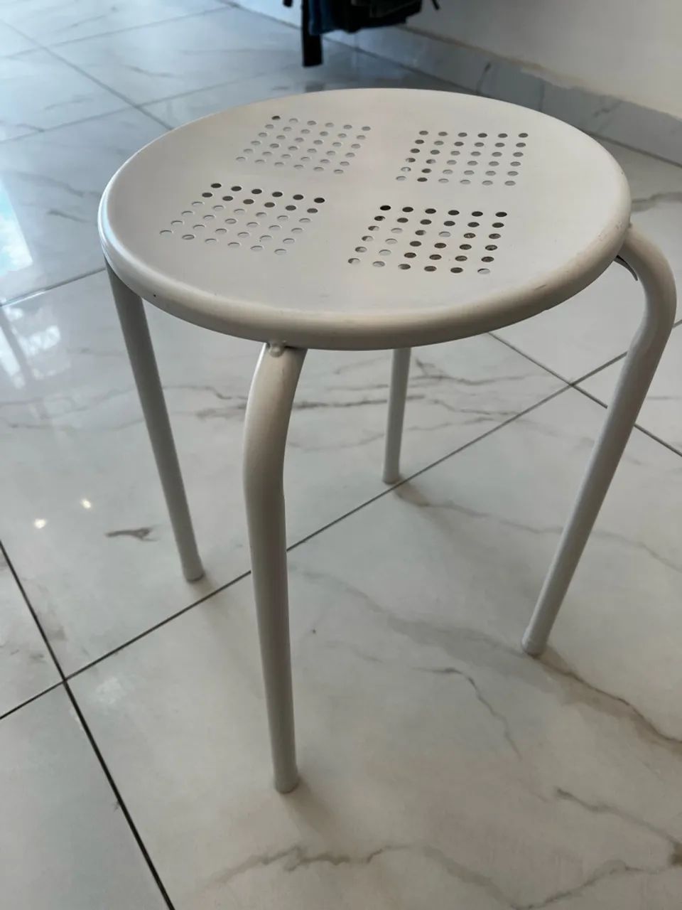 Banco ferro branco - Foto 2