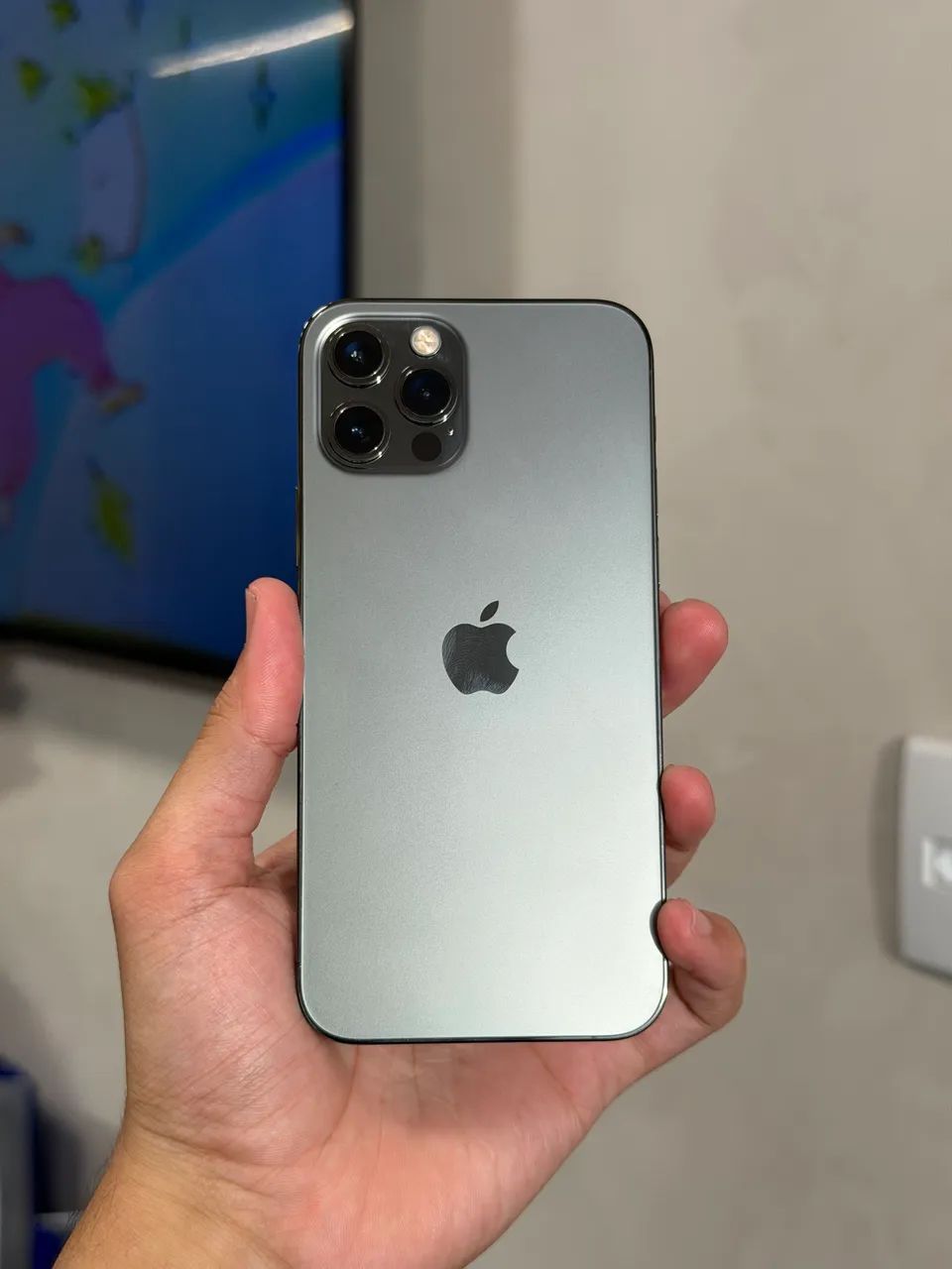 iPhone 12 Pro 128gb Grafite Loja fisica - Foto 2
