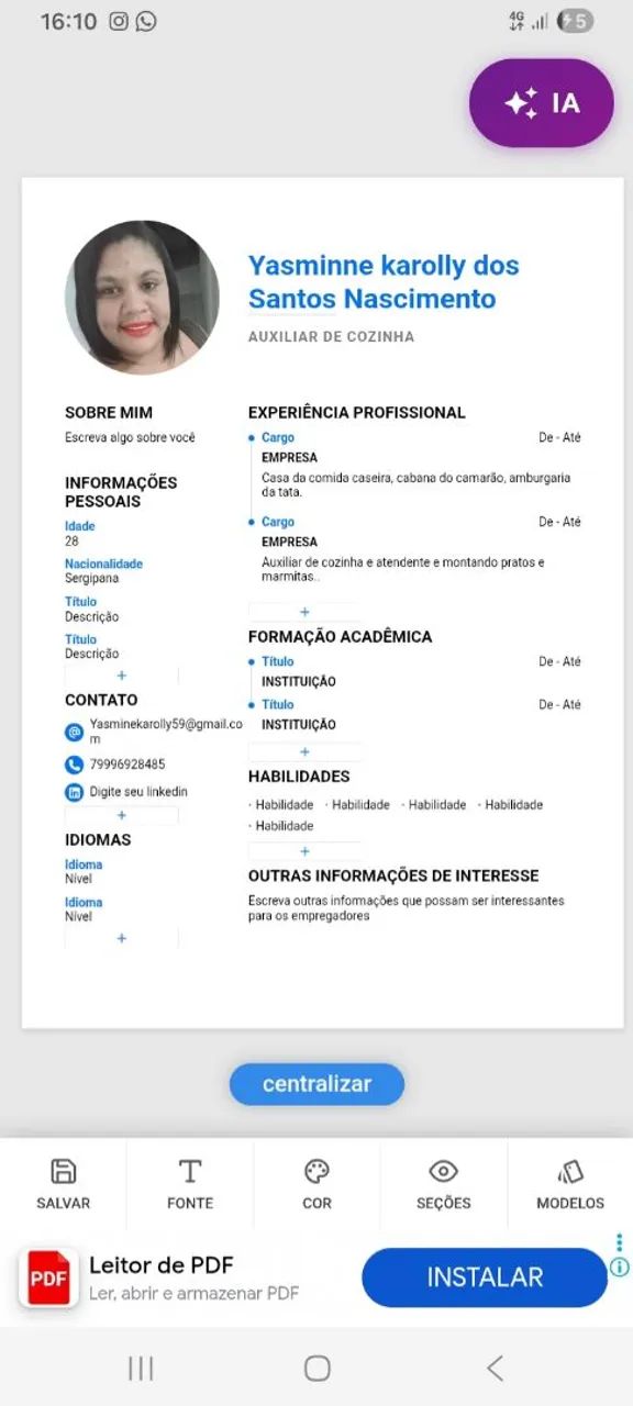 Preucura-se vaga pra trabalhar auxiliar de cozinha 