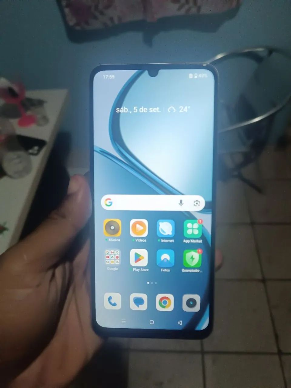 Vendo celular xaomi realme c61 128 GB e 12 de ram com nota sem trinco todo bom  - Foto 3
