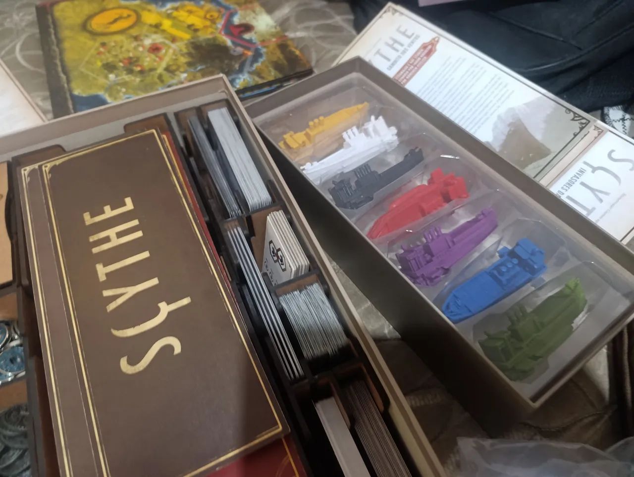 Scythe boas game + 3 expansão + extras - Foto 4