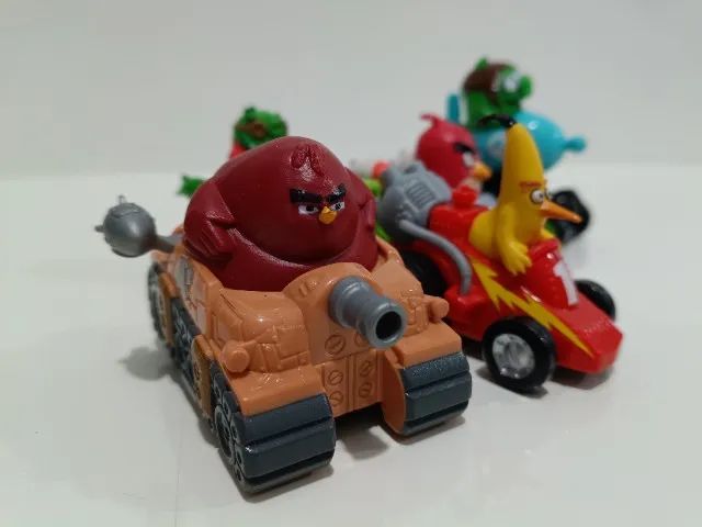 Kit 5 carrinhos Angry Birds 2 - Foto 5