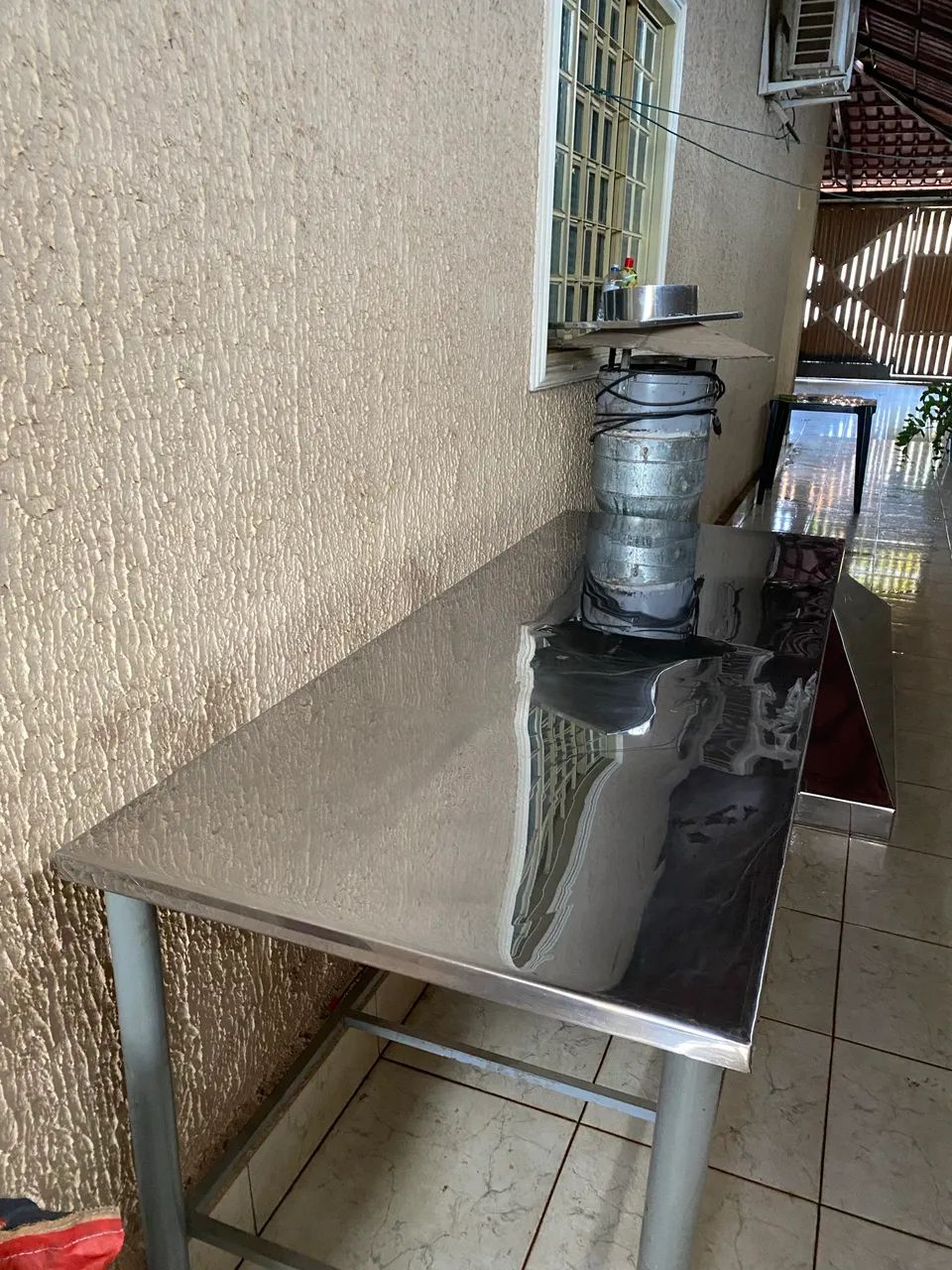 Mesa Industrial de Inox 180x70cm  - Foto 3