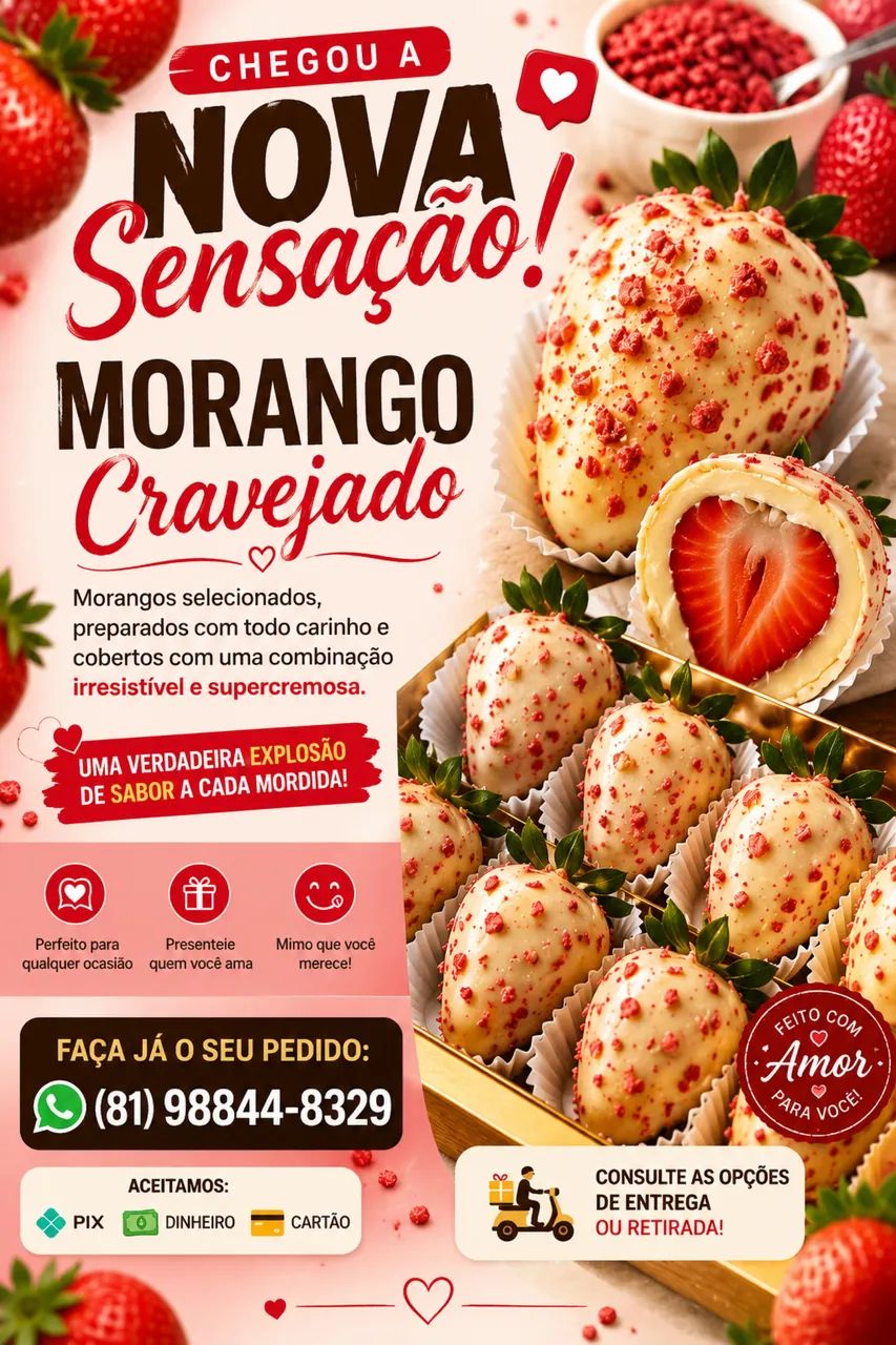 Morango Cravejado 