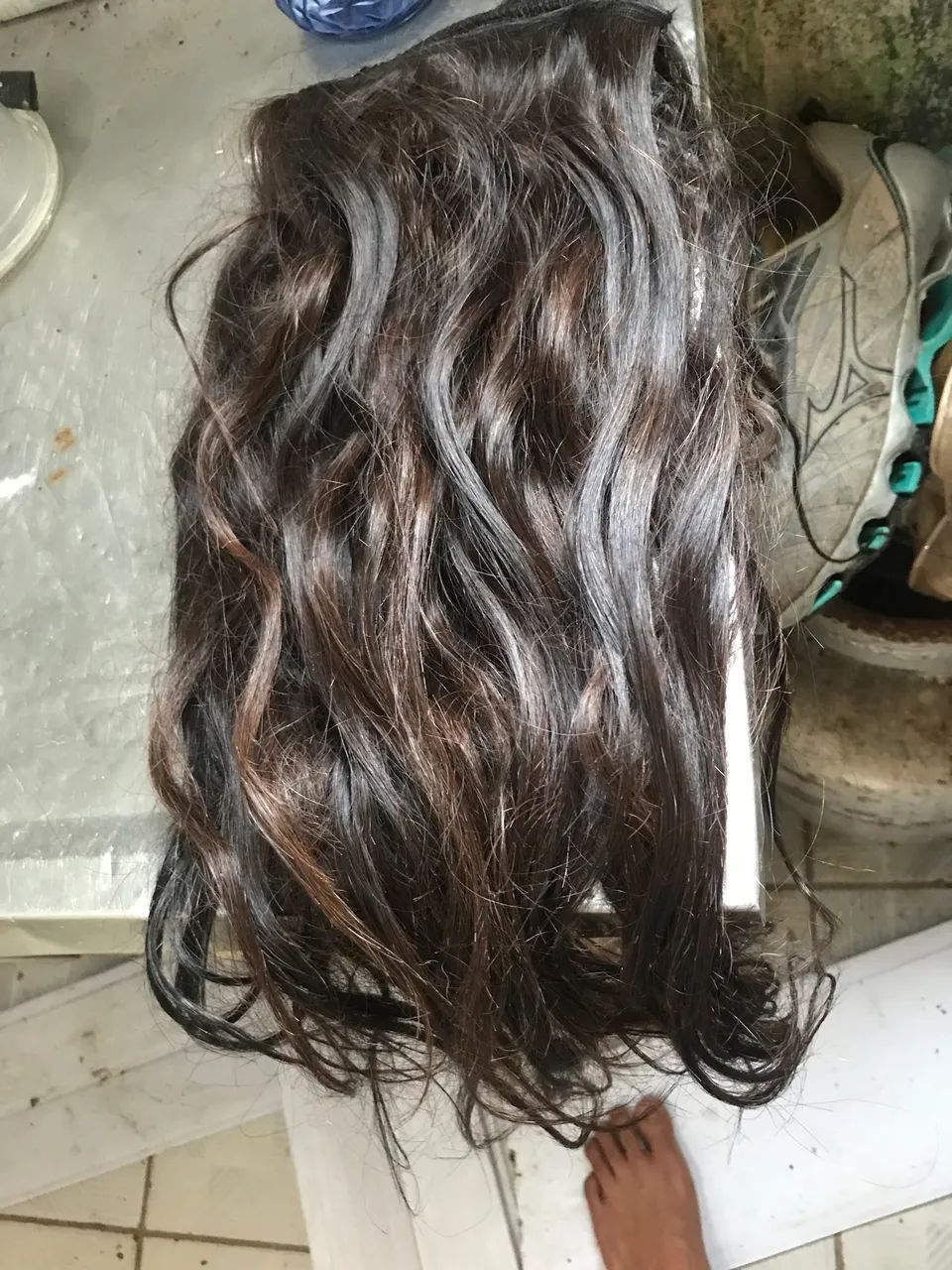 8 telas mega hair humano  - Foto 3