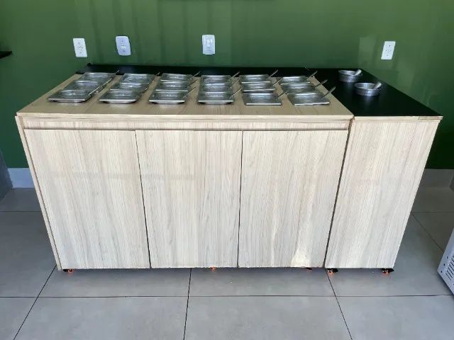 Balcão MDF com cubas - Foto 2