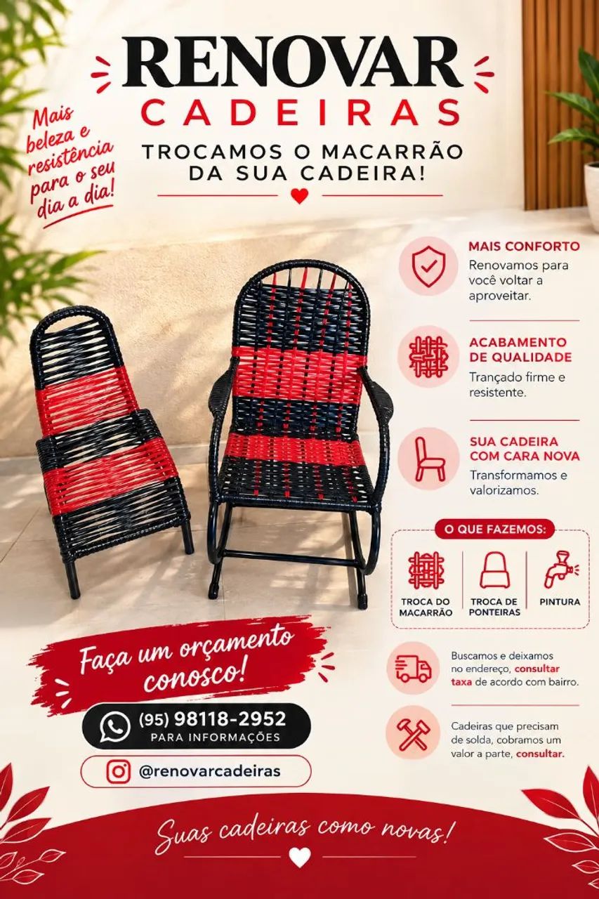Reforma de cadeiras! - Foto 3