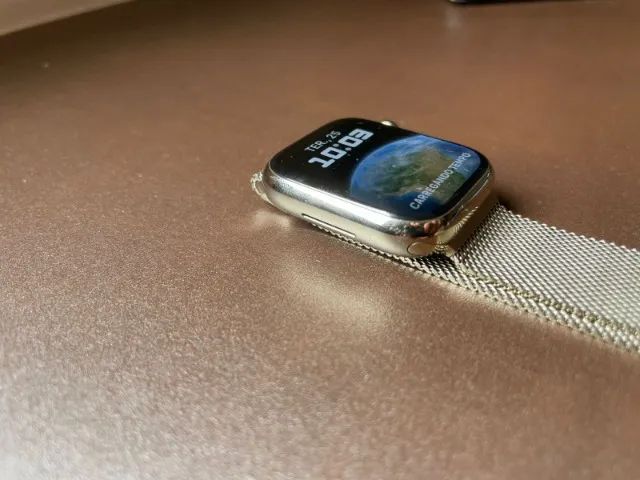 Apple Watch Série 7 Dourado - Foto 2