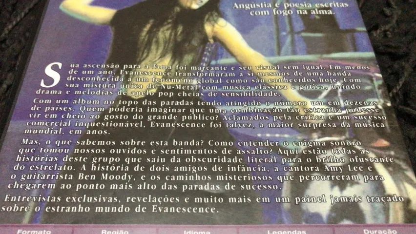 DVD Evanescence After Midnight Original Revista Showtime - Impecável! - Foto 3