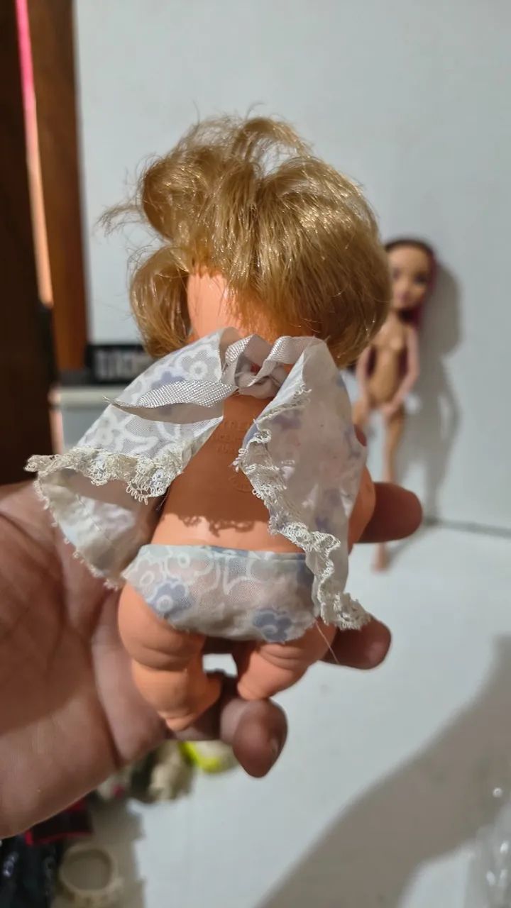 Boneca bebê da mãezinha antigo vintage, - Foto 2