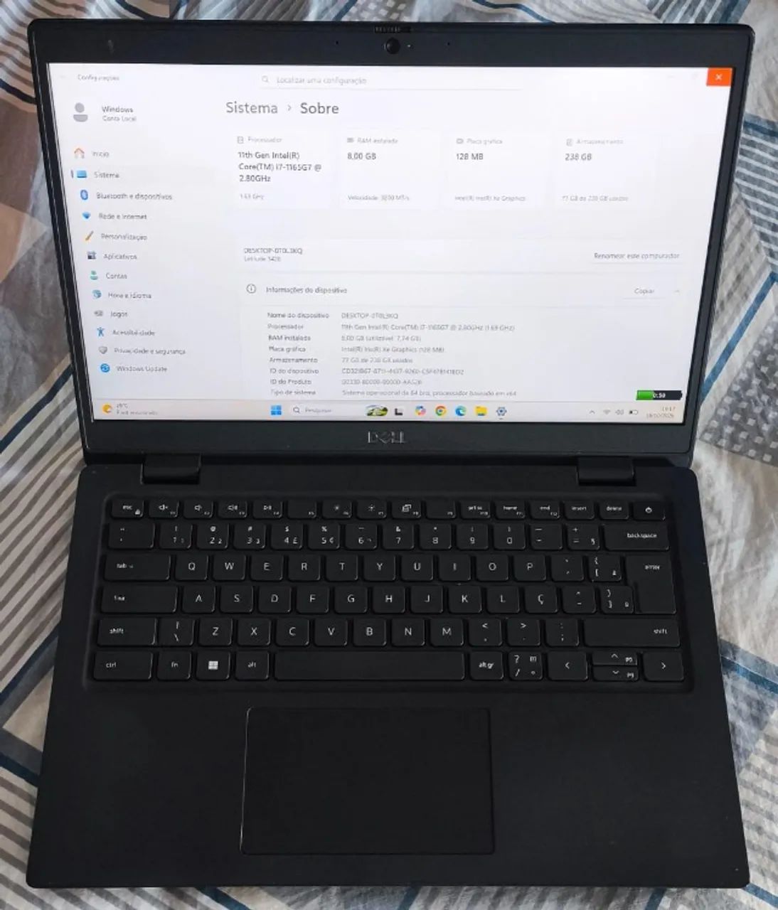 Notebook Dell 17 11ª Ger