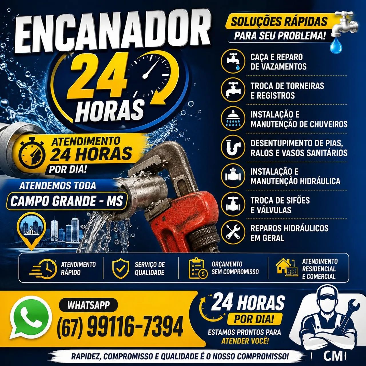 Encanador 24h
