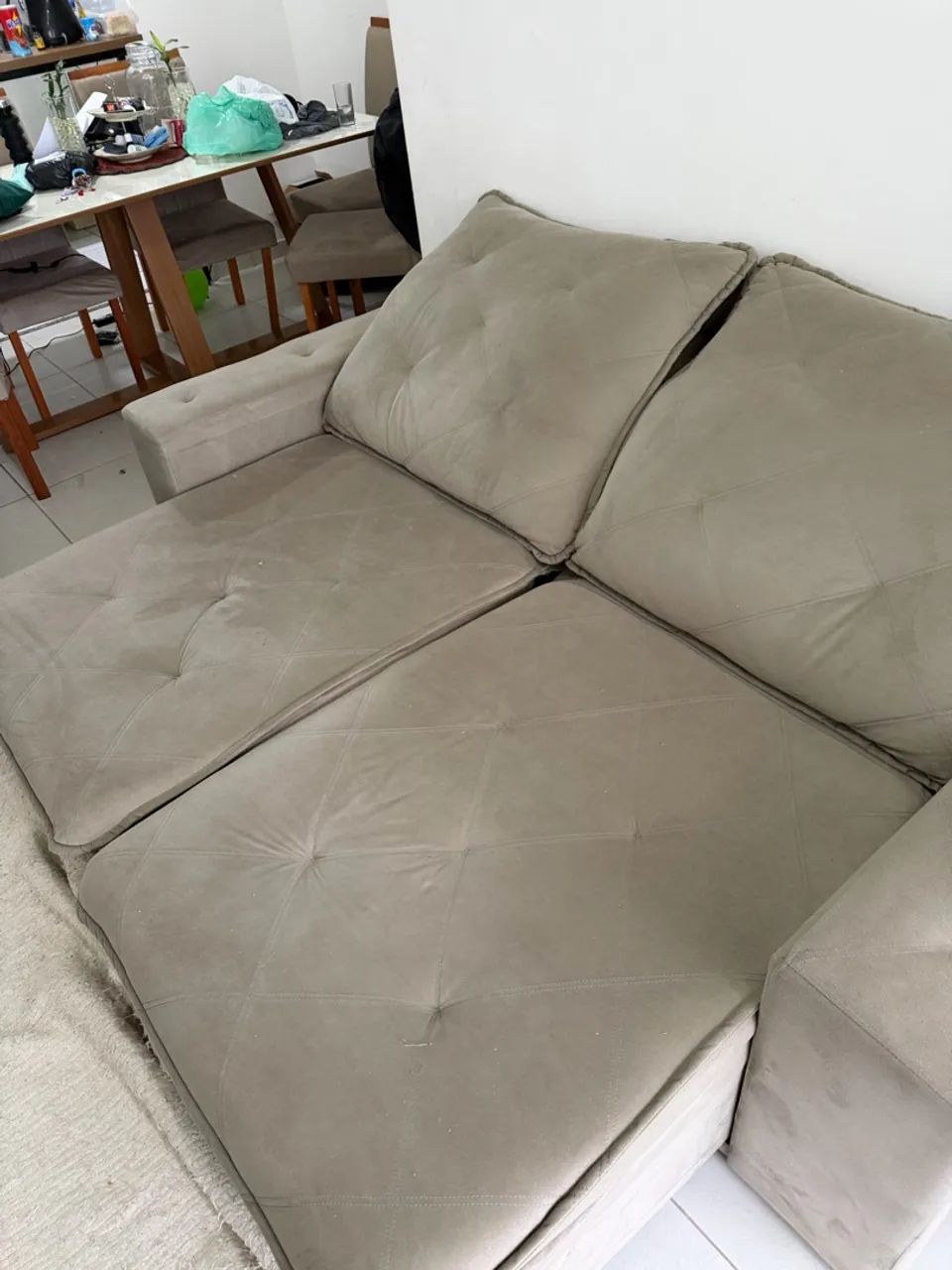 Sofá Retrátil Novissmo para sair rápido  - Foto 3