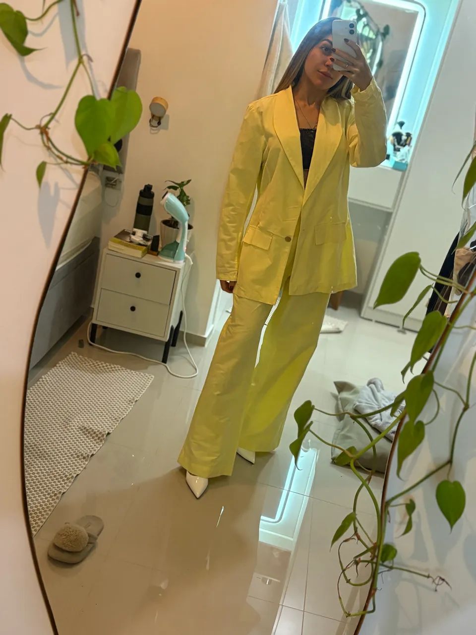 CONJUNTO FLARE E BLAZER AMARELO  - Foto 5