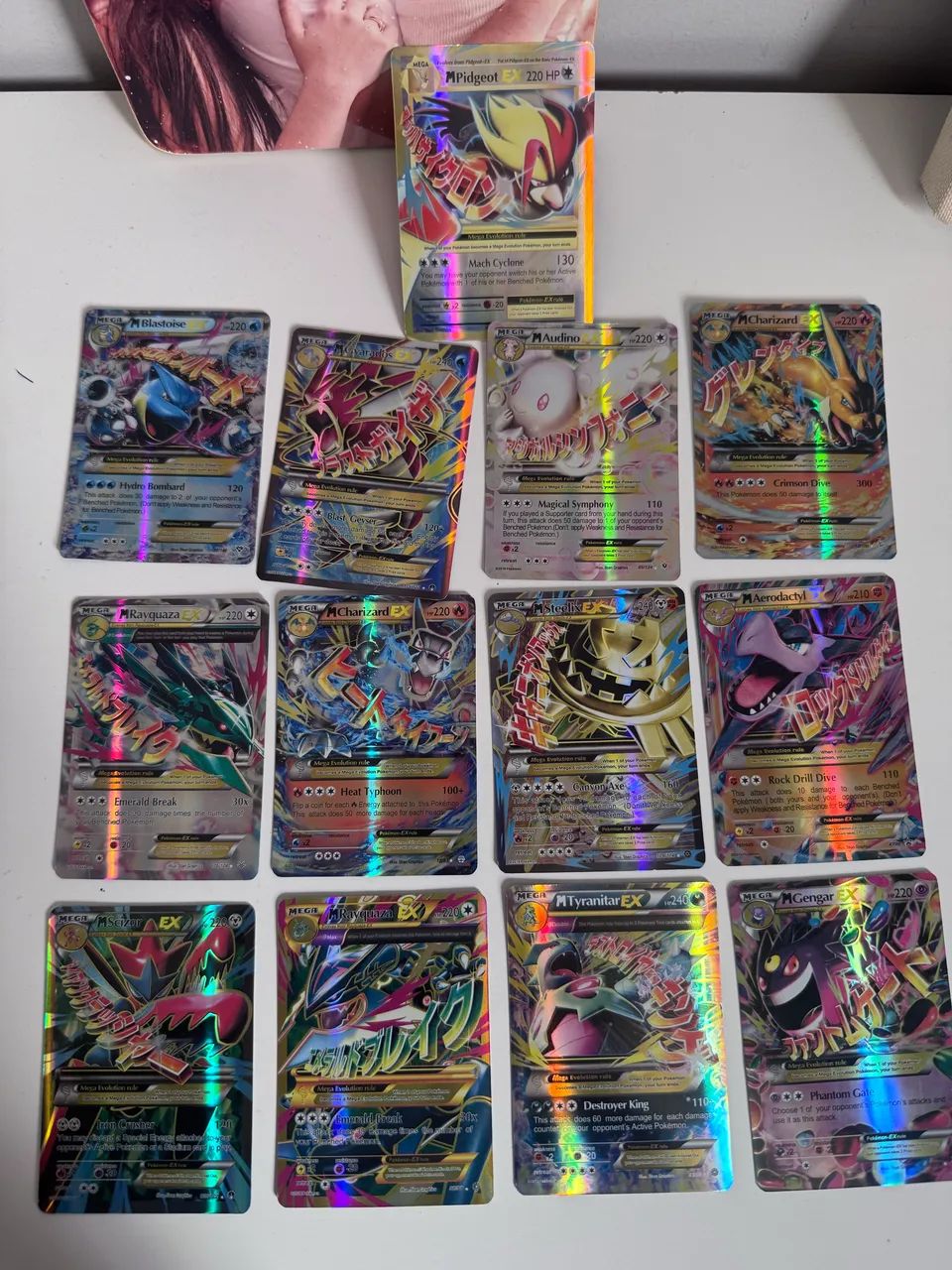 Cartas de Pokémon raras.