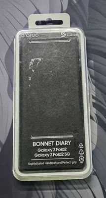 Capa Galaxy Z Fold2 Bonnet Diary Black