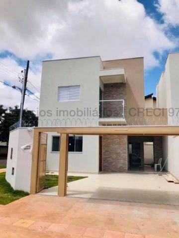 Sobrado à venda, 3 quartos, 1 vaga, monte castelo - campo grande/ms
