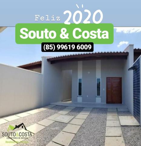 Casa com 3 Qts(suite) Documentação GRÁTIS !!! Tele *