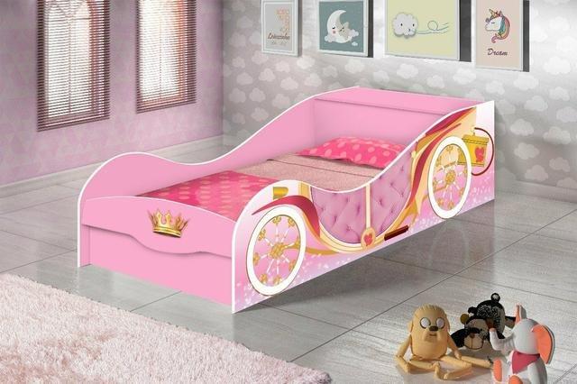Cama solteiro com bau carruagem *
