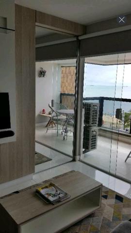 Lindo flat mobiliado na beira mar - Foto 18