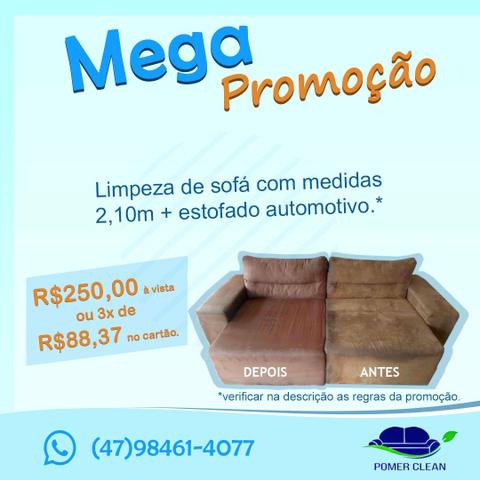 Limpeza e higienização de estofado