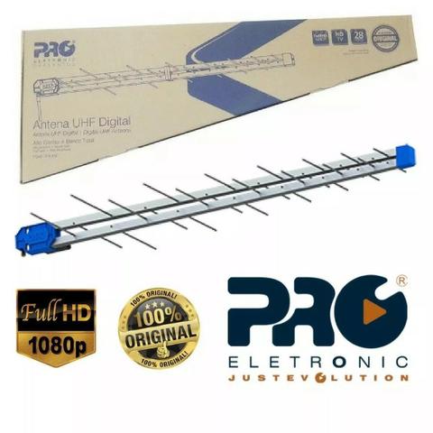 Antena Digital Pq45-1300 Proeletronic 38 Elementos 16DB - Foto 2