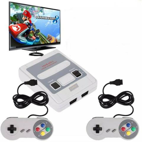 Videogame Super Mini Sfc Com 620 Jogos 8-bit E 2 Controles