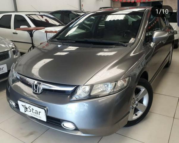 New Civic Lxs Mec Couro 2007