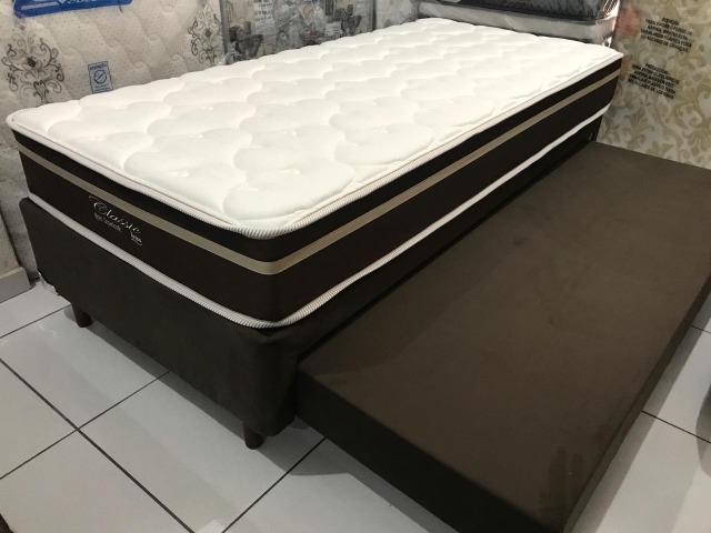 Cama Box Solteiro Bicama com Colchão em Molas Anjos - Auxiliar c/ colchão! - Foto 5