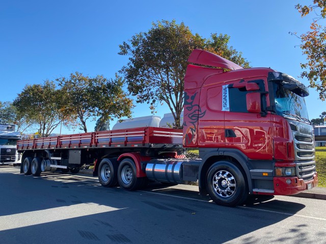 CONJUNTO SCANIA G420 TRUCADO + CARGA SECA LIBRELATO ANO 12 TOP DE LINHA