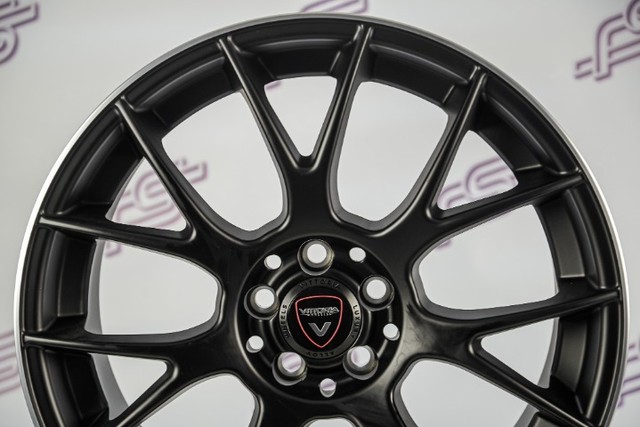 Rodas Vittoria Lombardia Preto Fosco 5x100 - 18x8 - Foto 2
