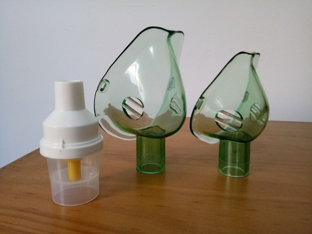 Máscaras p/ Inalação + Copo Nebulizador - Leia a Descrição