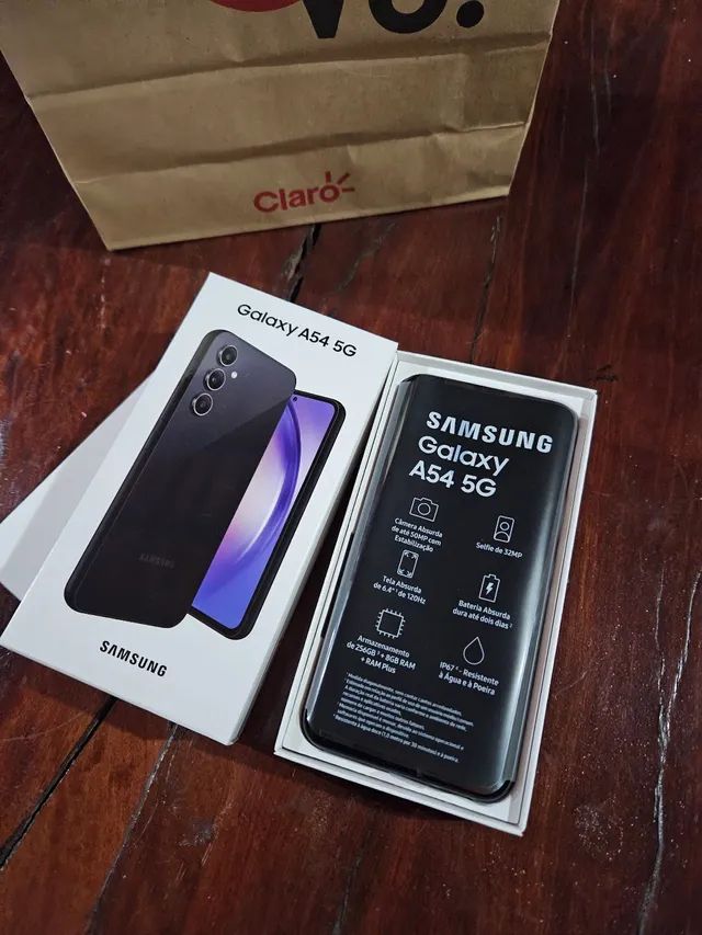 Smartphone Samsung Galaxy A54, 5G, 256GB, Preto