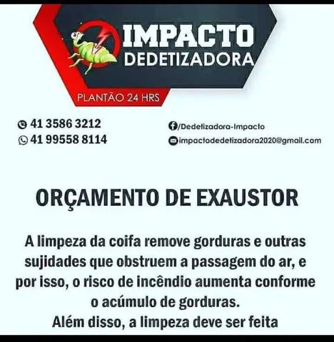 Impactus Dedetizadora  São José dos Pinhais PR