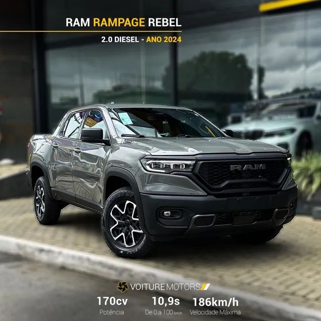 Carros na Web, Ram Rampage Rebel 2.0 2023