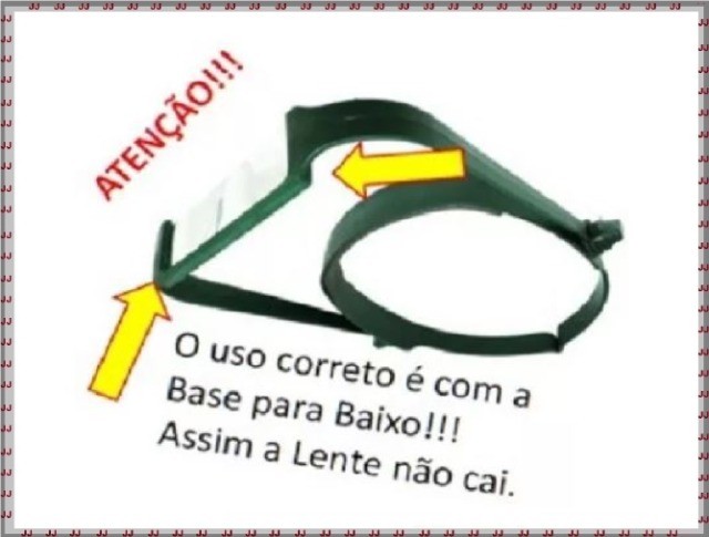 Lupa de cabeça Tk 600 zom 2,5 - Verde - Foto 4
