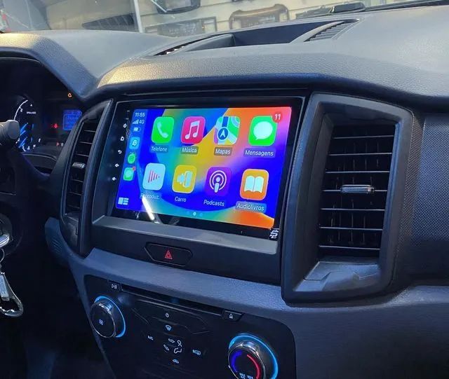 Multimídia Android Tela 9 ford ranger 2017 a 2022 Carros, vans e utilitários Taguatinga