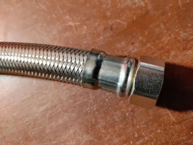 Engate flexível metal trançado 50cm