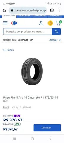 Vendo Pirelli cinturado 175 65 R14