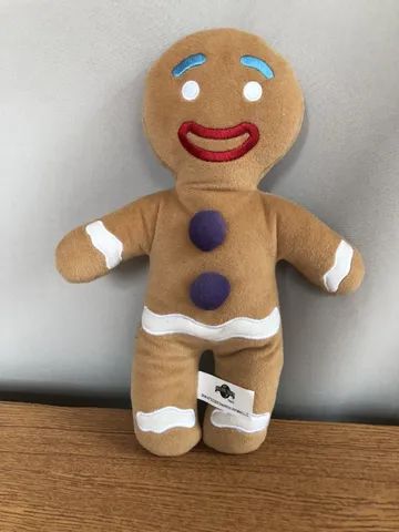 Boneco pelúcia biscoito