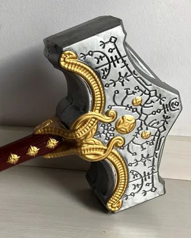 Replica Martelo Mjolnir Thor: God Of War Ragnarok Playstation